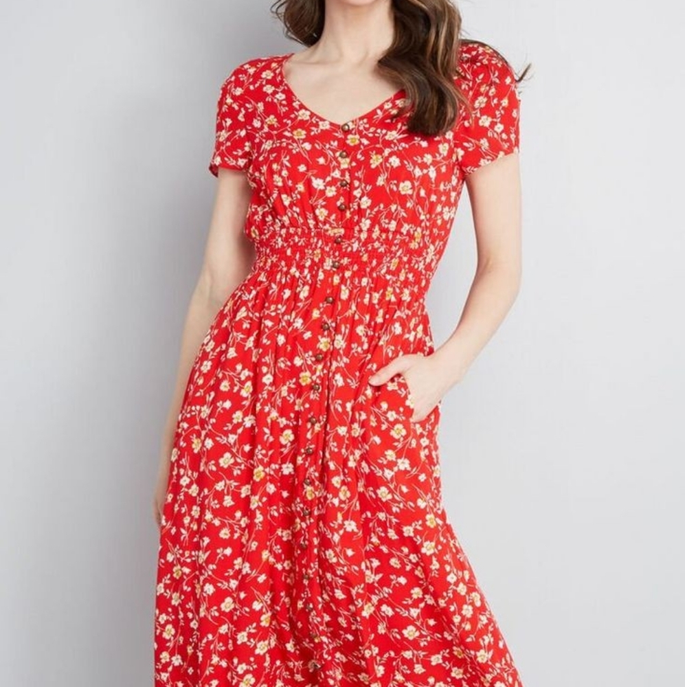 Inspired Anytime Midi Dress Modcloth